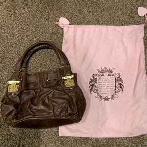 Juicy Couture Top Handle Brown Purse